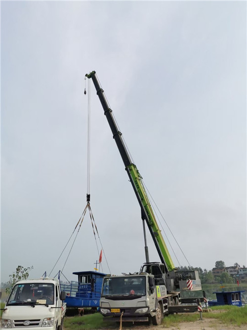 南召县桥梁建设吊装案例